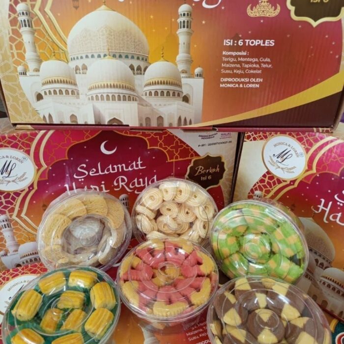 🎁 Paket Monica Loren Berkah – Isi 6 Toples