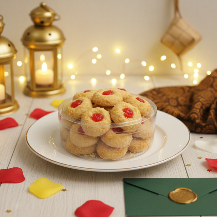 🍓🍪✨ THUMB PRINT STROBERI – 500 GRAM ✨🍪🍓