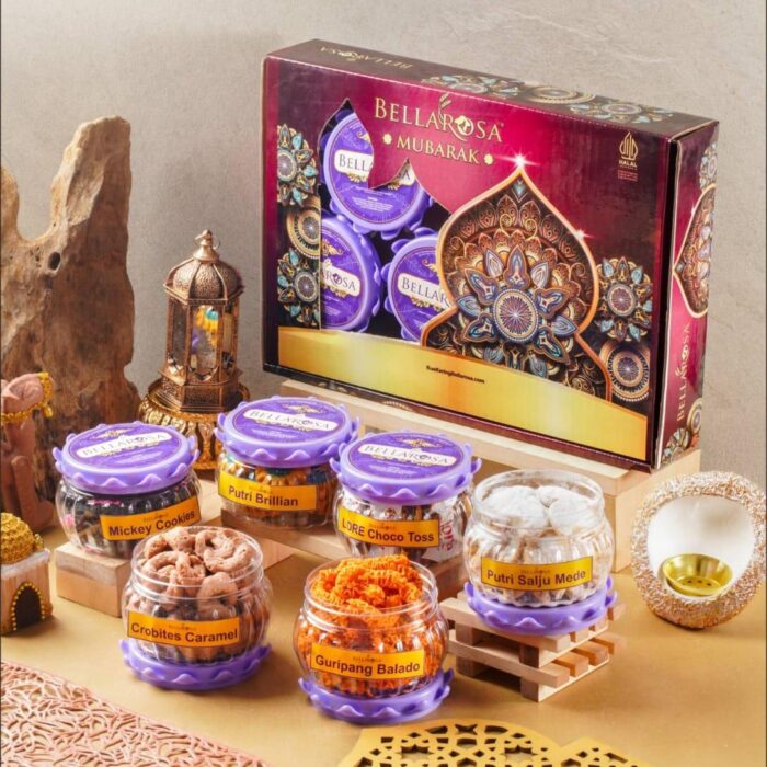 🎁 Paket Bellarosa Mubarak – Isi 6 Toples