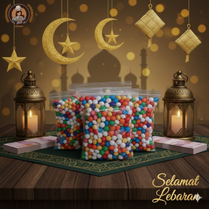 🌈🍪 BOLA BISKUIT PELANGI 🌈🍪